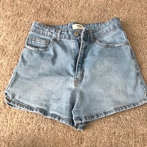 Forever 21 High Rise Jean Shorts